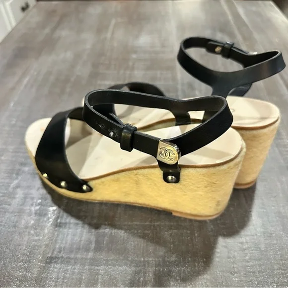 Chanel Black Women's Sandals - Picture 4 of 9